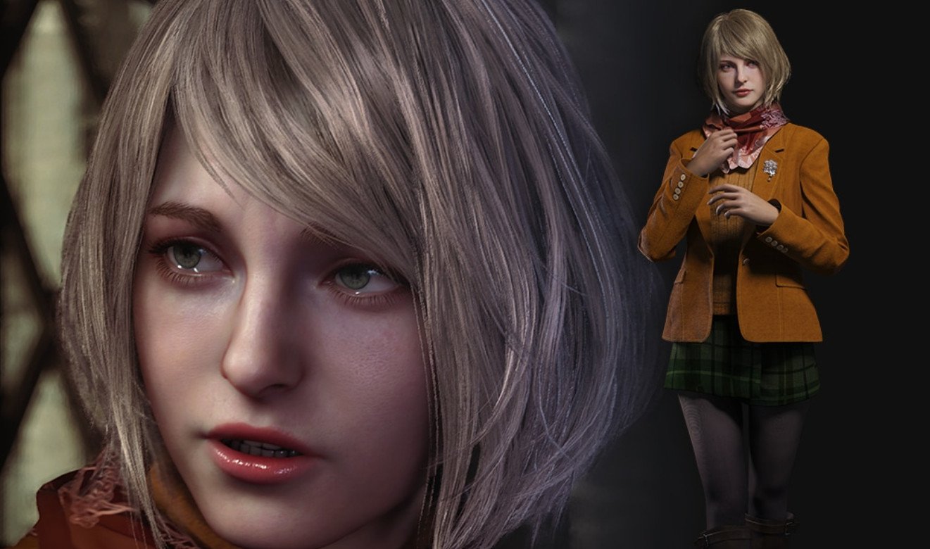 RE4 remake: Ashley's body, face, and voice were provided by