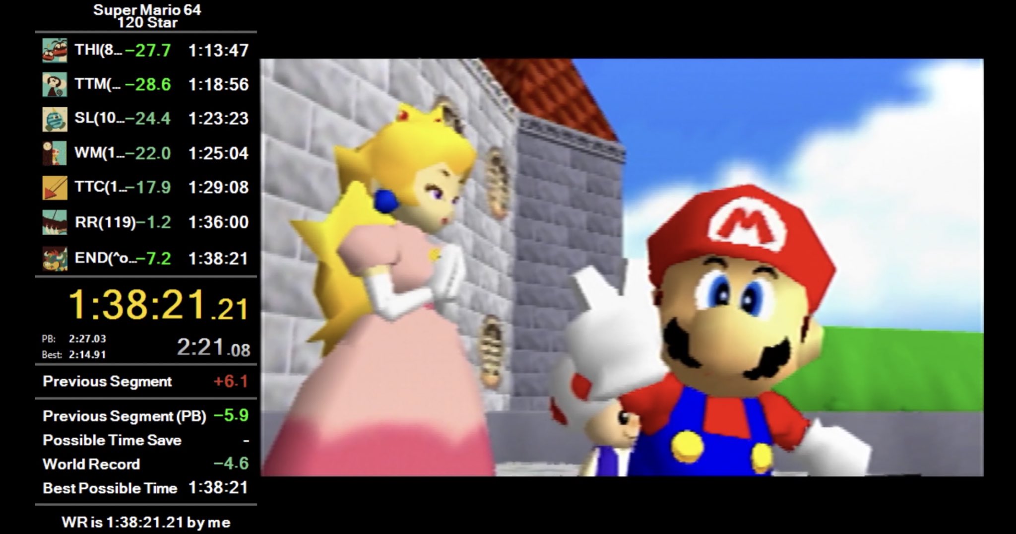 Super Mario 64's 120 star speedrun world record has been broken by a Japanese player
