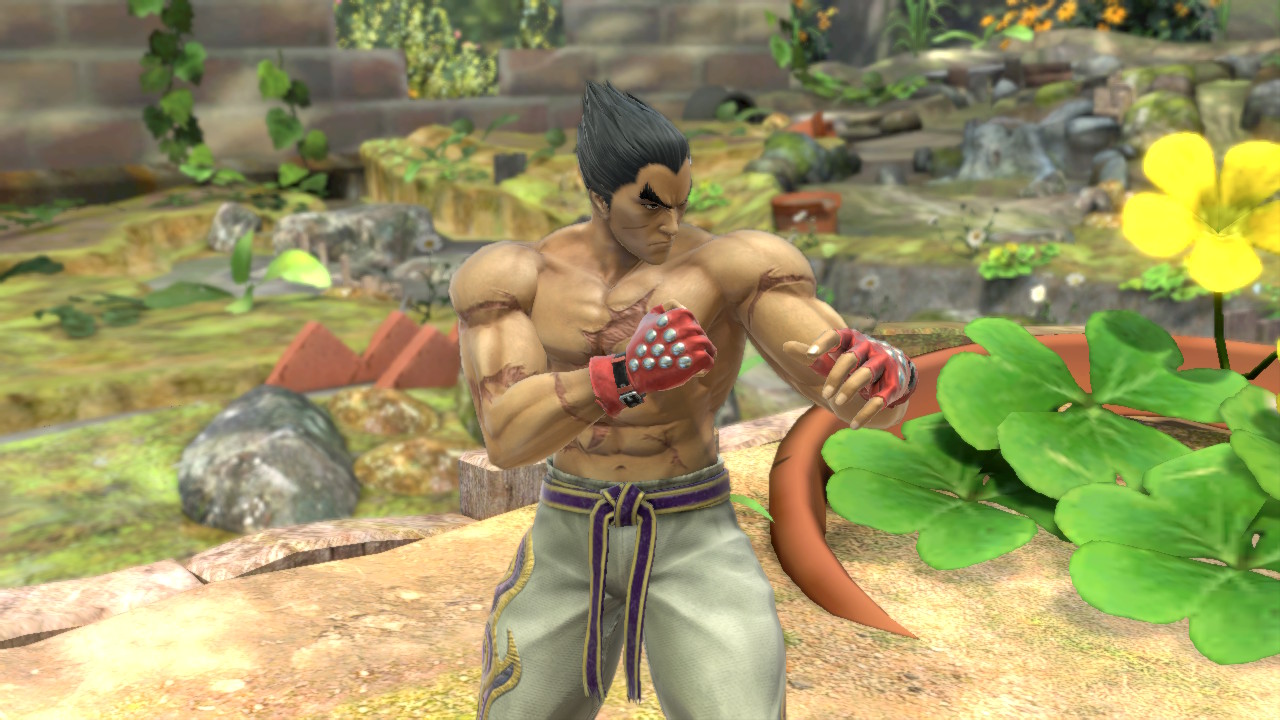 Kazuya and his Nearly Non-Existent Nipples join Super Smash Bros. Ultimate