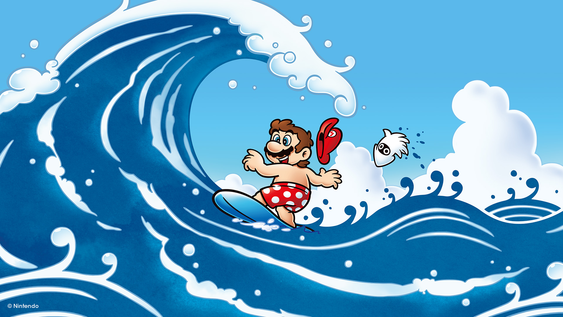 Mario decides to hide his chest this summer