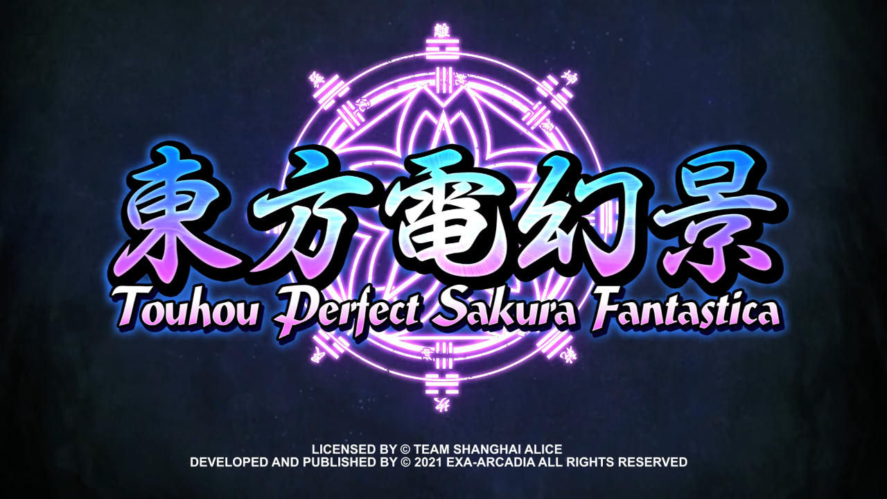 Touhou Perfect Sakura Fantastica announced. The first officially licensed Touhou Project "arcade" game