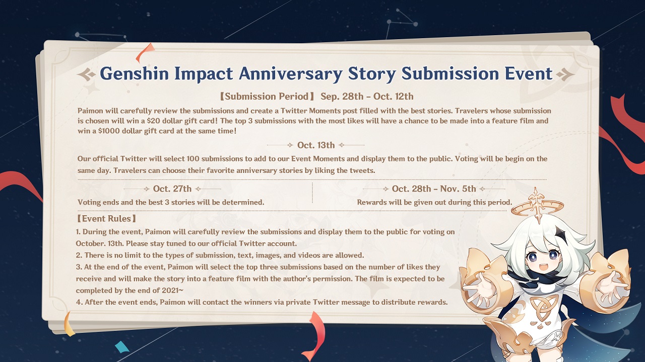 Genshin Impact anniversary 2022: Rewards, events, banners