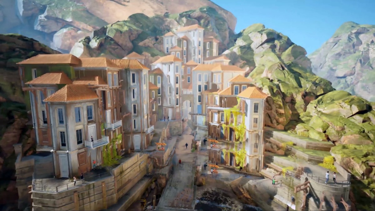 Cliffsides, a Mediterranean city-builder announced for Steam