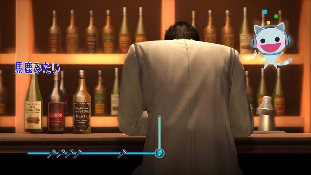 kiryu baka mitai yakuza 0 in a bar