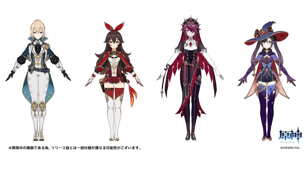 Genshin Impact female characters get less revealing outfits, possibly due to regulations in China