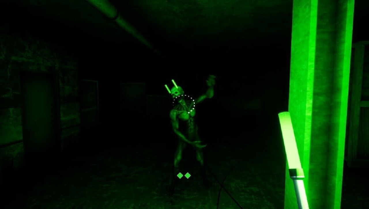 Exorcise demons by cheering them up with a glow stick in this bizarre horror game