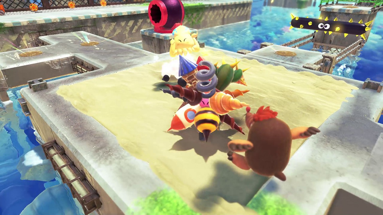 Kirby and the Forgotten Land has a “Wide Gordo” and fans have taken notice