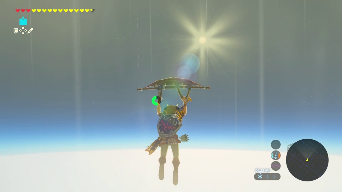 The Legend of Zelda: Breath of the Wild players use Bomb Arrows to reach outer space