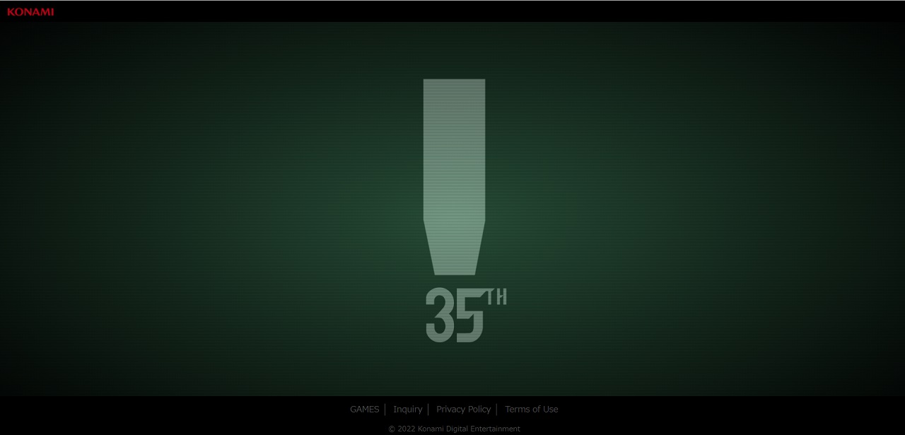 The Metal Gear 35th Anniversary website is fake