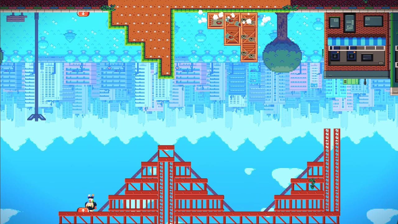 Handstand puzzle action game Invercity coming to Steam this fall