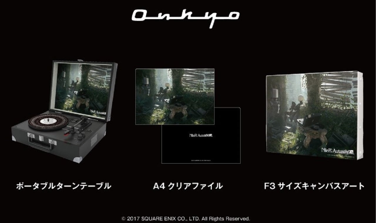 NieR:Automata themed portable turntable to be sold in Japan