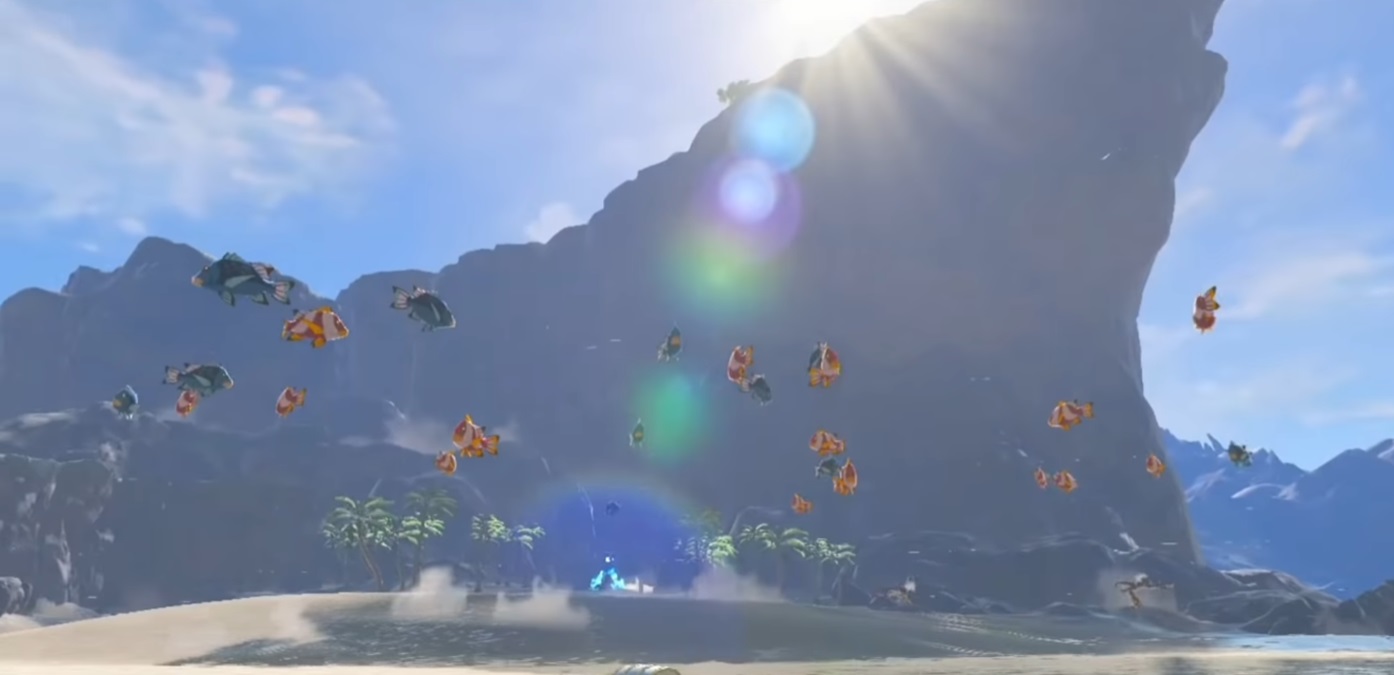 The Legend of Zelda: Breath of the Wild player dives underwater using a glitch called SubmaLink