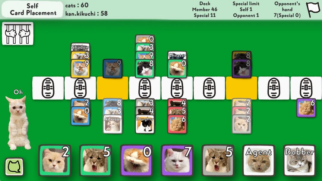 Catthemed card game Cats Yakuza is coming to Steam and mobile in July