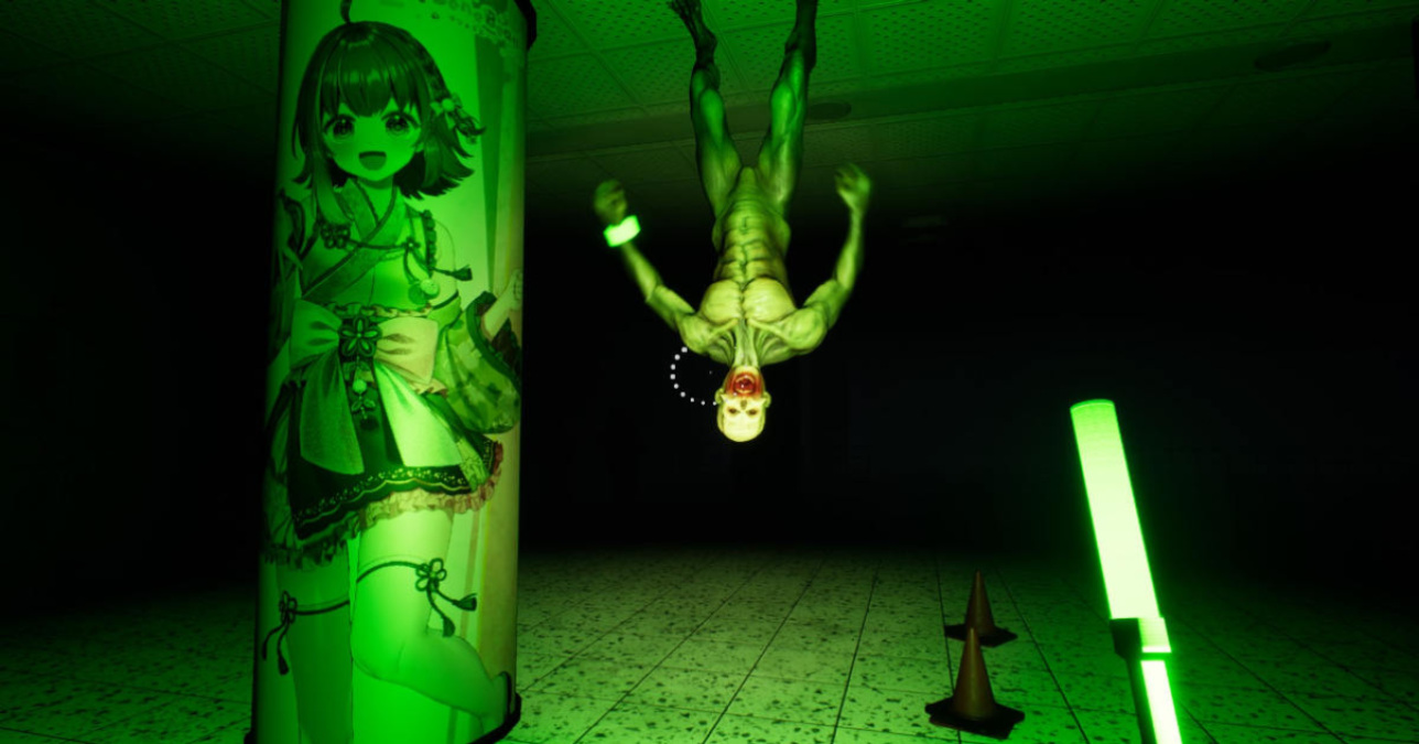 Oshiiro is a Japanese horror game where you exorcise evil spirits by swinging a light stick