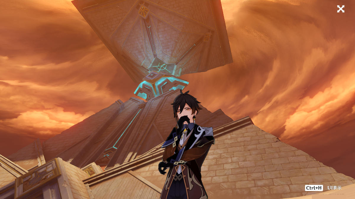 Genshin Impact player climbs to the top of Sumeru’s giant pyramid by force