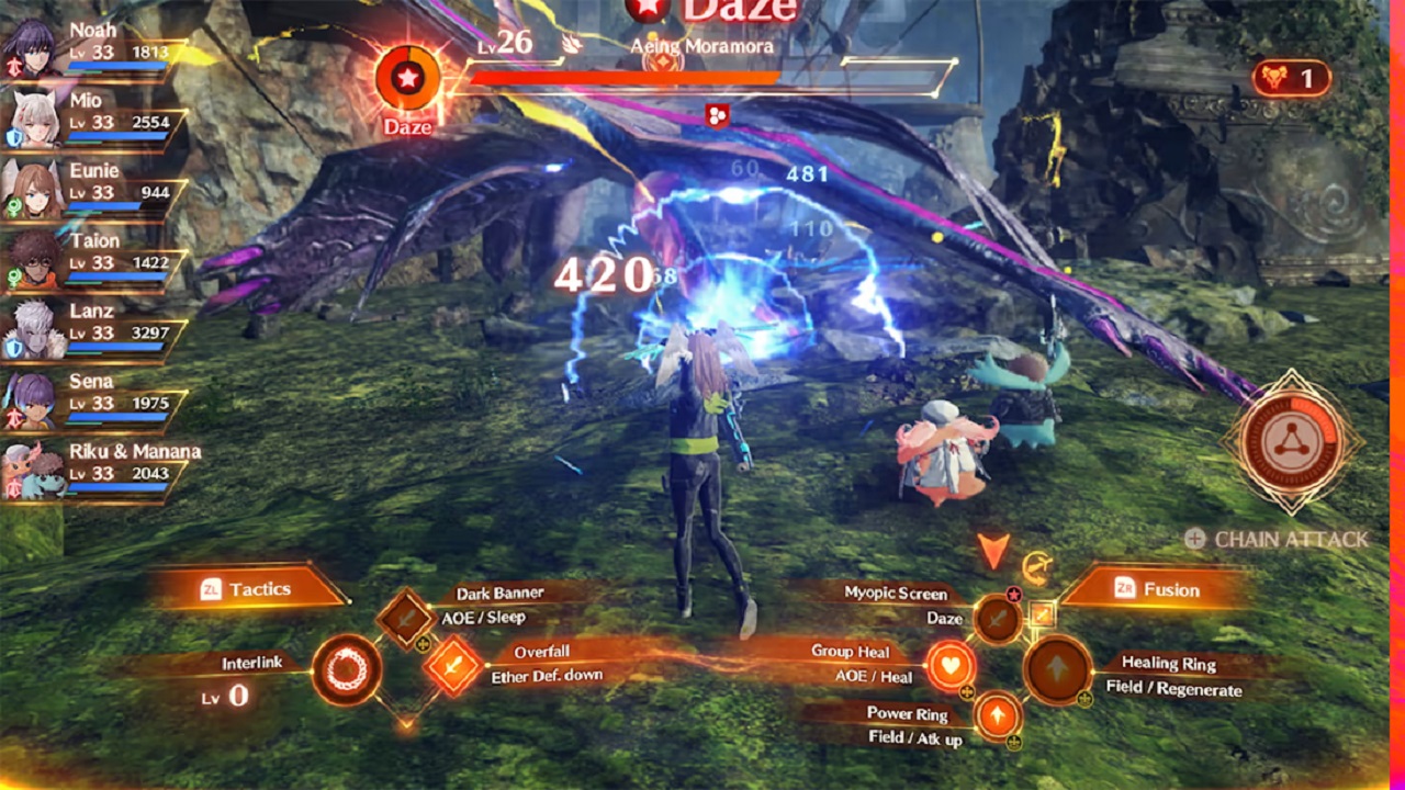 Xenoblade Chronicles 3’s new update adds the ability to save party formations