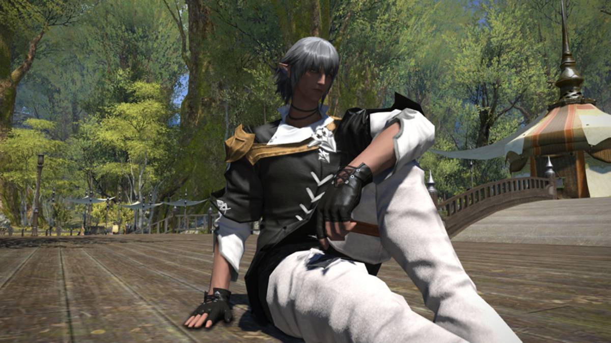 FFXIV gear causes nipple-like mark to appear on male Elezen’s chest