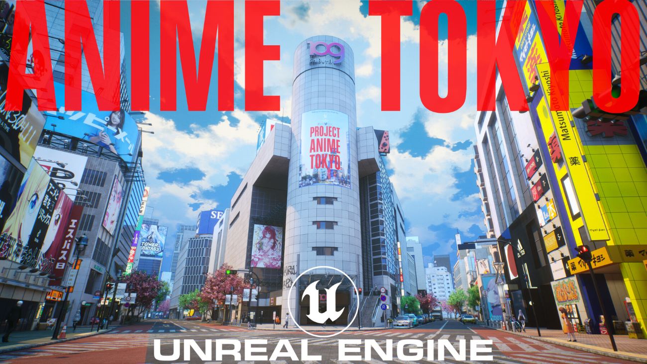 UE5 Anime Tokyo demo lets you explore anime-fied Japan