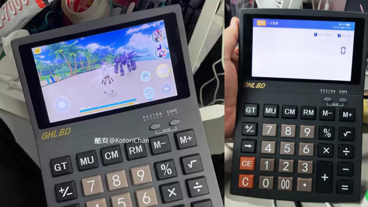 Users are stupefied by this calculator that can run even Honkai Impact 3rd 
