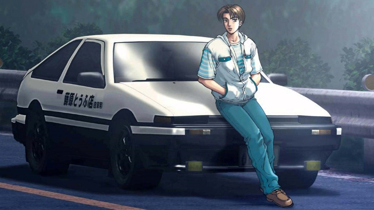 After reading Initial D, two Japanese men try to drift but fail and get arrested 