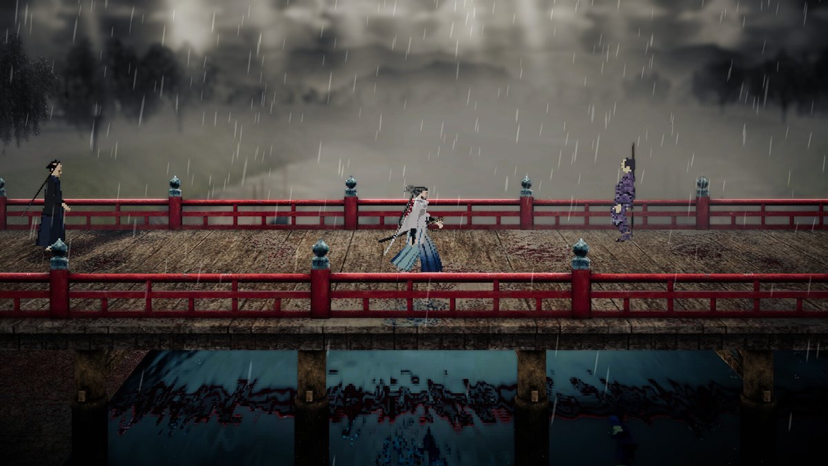 AMEDAMA – pixel art ghost-possession game set in Edo period Japan announced for 2023 