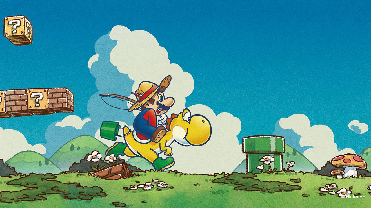 Mario is fully clothed on Nintendo’s 2023 summer greeting card, betraying expectations of many