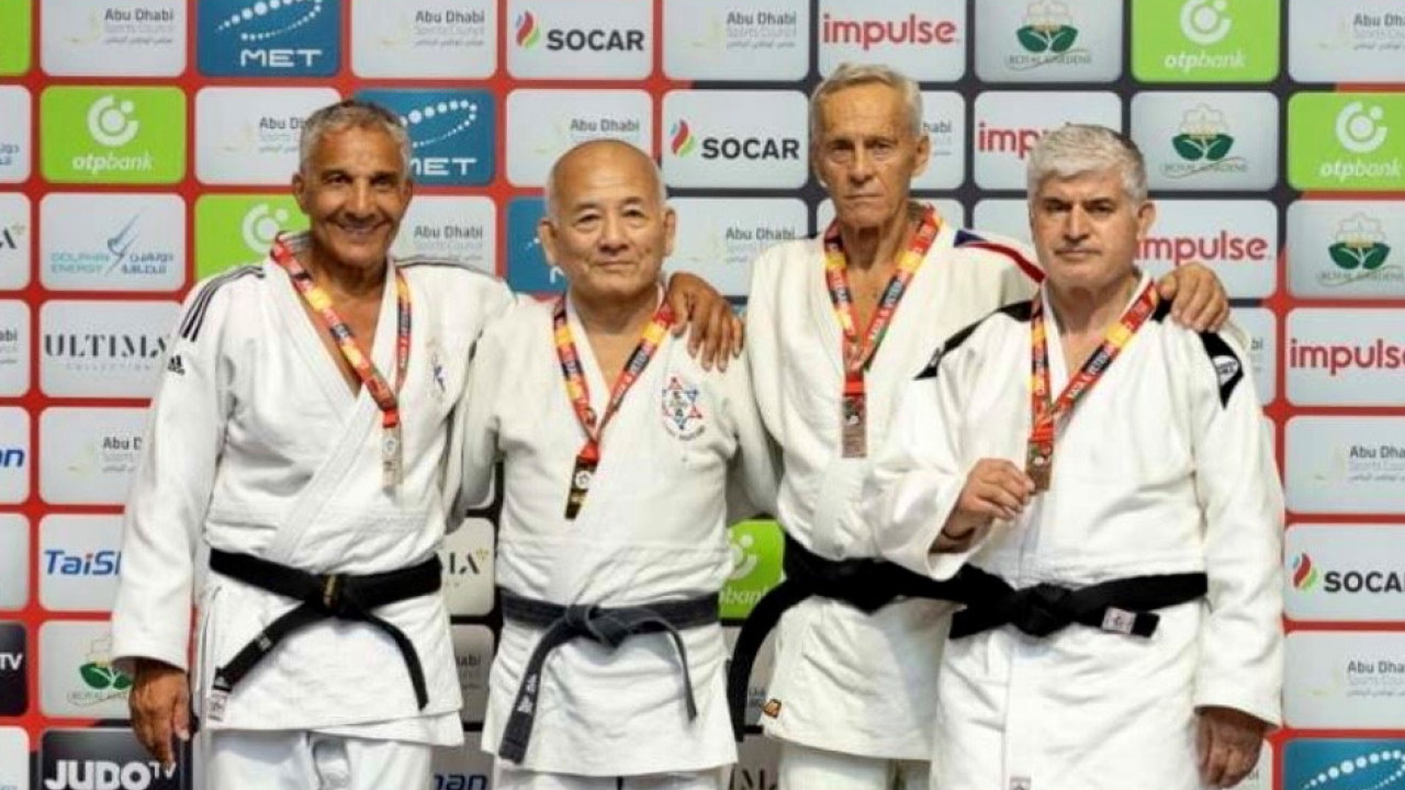74-year-old CEO of Japanese game company wins 2023 Abu Dhabi World Veterans Judo Championship  