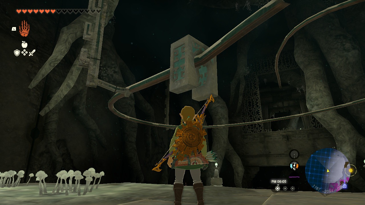 The U-shaped block, found in Right-Leg Depot in The Legend of Zelda: Tears of the Kingdom.