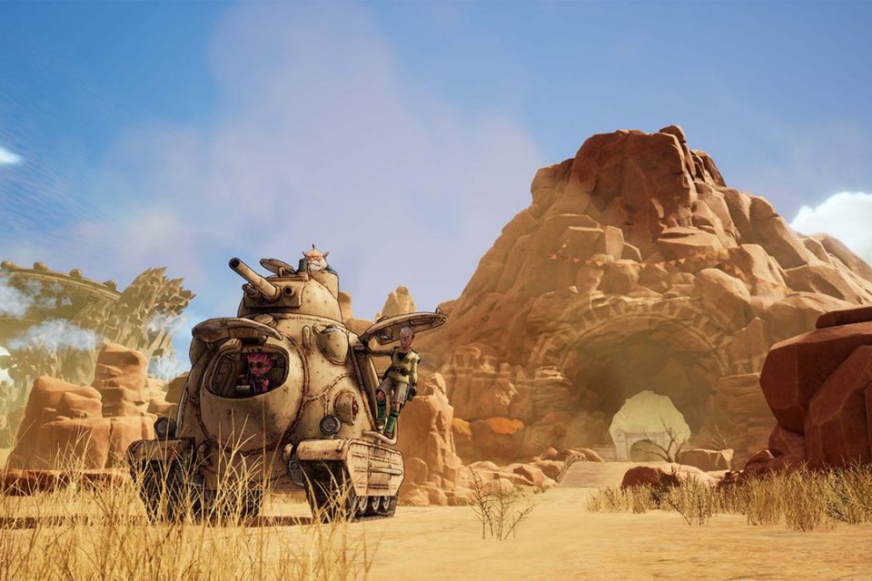 Sand Land RPG desert scenery