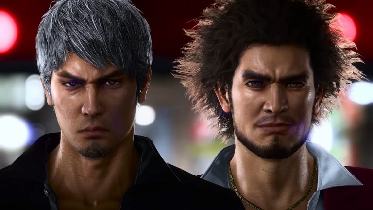 Ichiban Kasuga and Kazuma Kiryu in Like a Dragon: Infinite Wealth