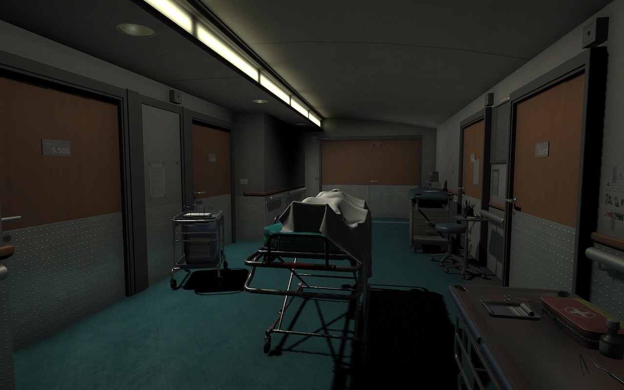 Horror walking simulation game GRIEF is set in a hospital