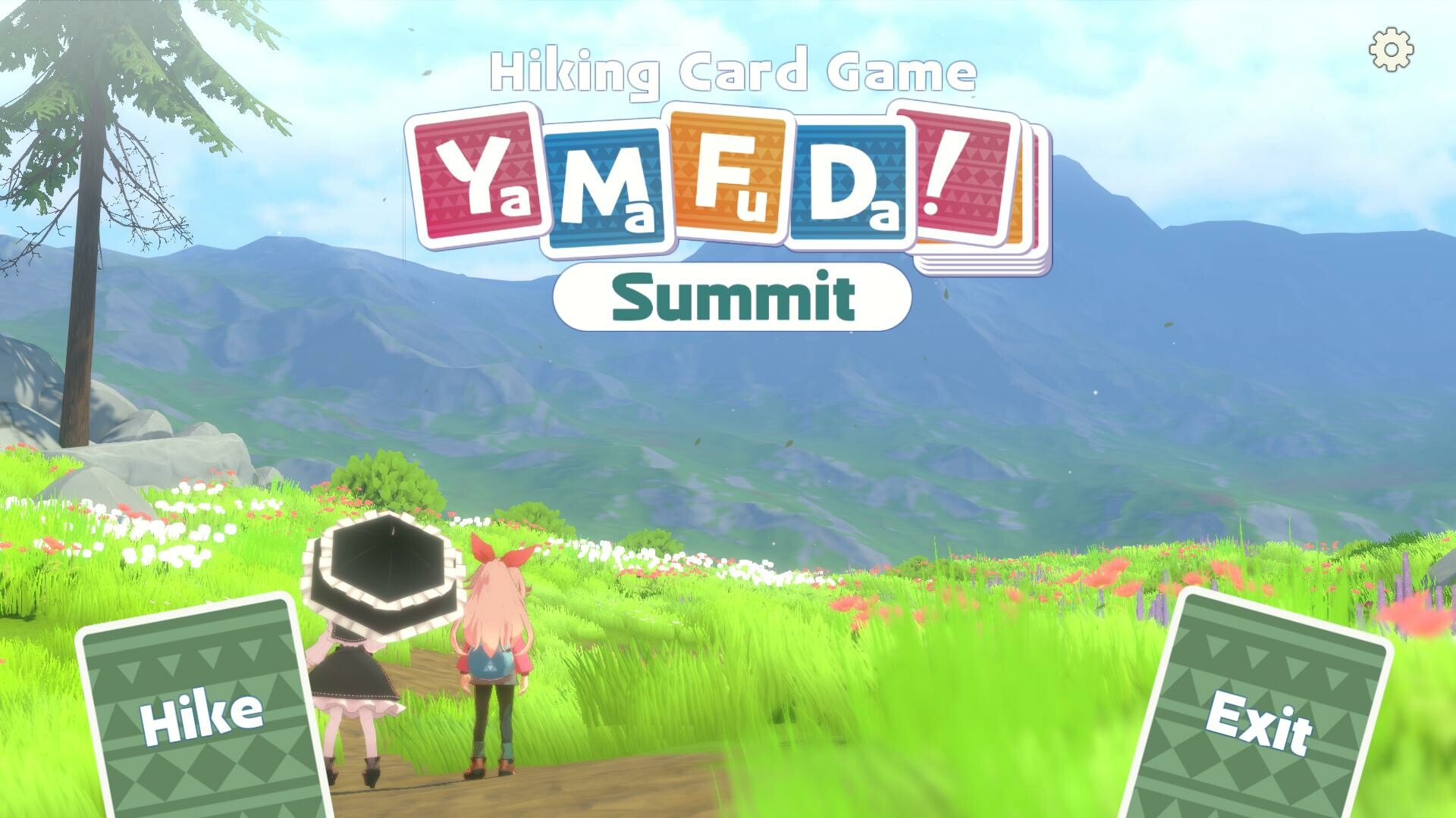 Title screen of Yamafuda! Summit