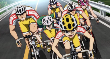 Yowamushi Pedal anime cyclists