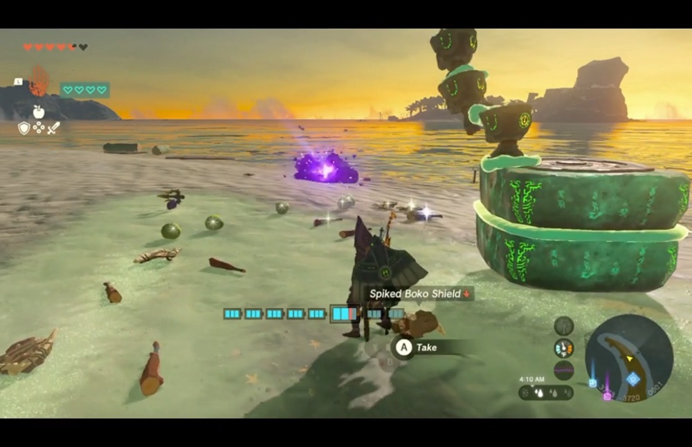The Legend of Zelda: Tears of the Kingdom gameplay screenshot