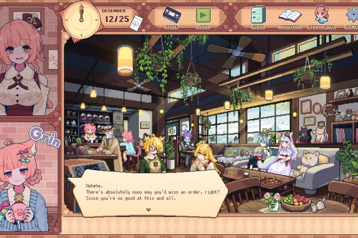 This cozy Japanese cafe simulator is full of cute cat girls and ASMR sounds 