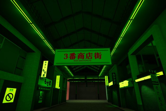Exit 8-like “spot the anomaly” indie game has you trapped in an old Japanese shopping arcade 