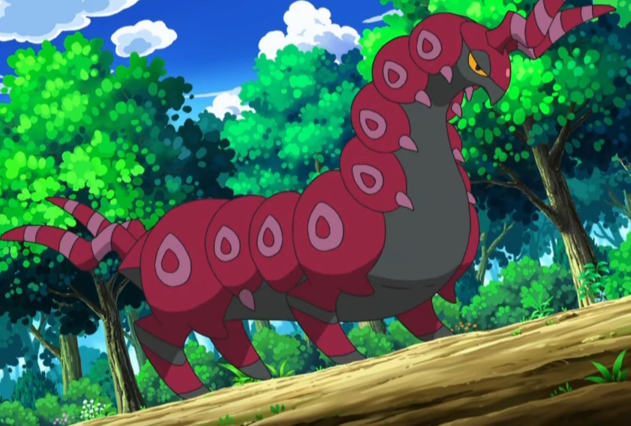 Scolipede as seen in Pokémon the Series: Black & White