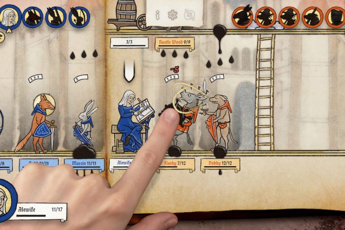 This turn-based strategy game involves rabbit farts and medieval manuscripts 