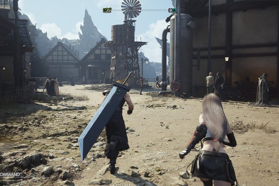 Final Fantasy VII Rebirth demo gameplay screenshot