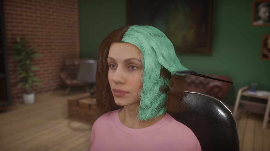 Hairdresser Simulator video game salon management sim
