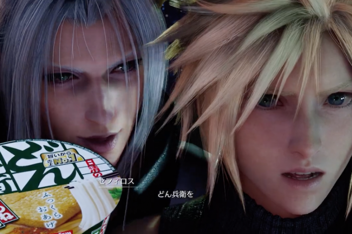 Fox-eared Sephiroth tempts Cloud with noodles in brilliantly weird Final Fantasy VII tie-in