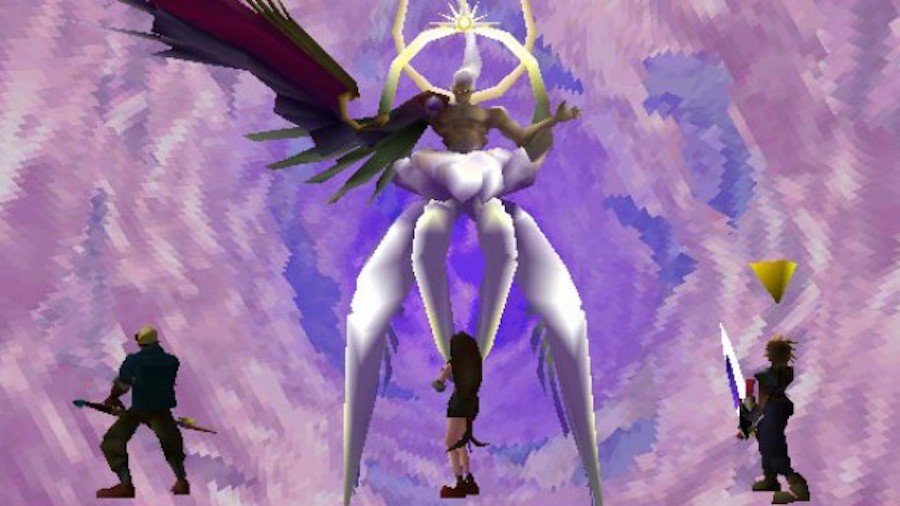 Final Fantasy VII 1997 original final boss battle Safer Sephiroth