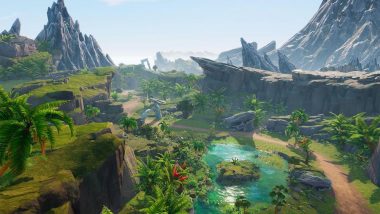 Visions of Mana semi open world landscape