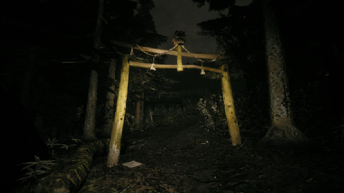 Dandara Japanese indie horror game Steam torii gate