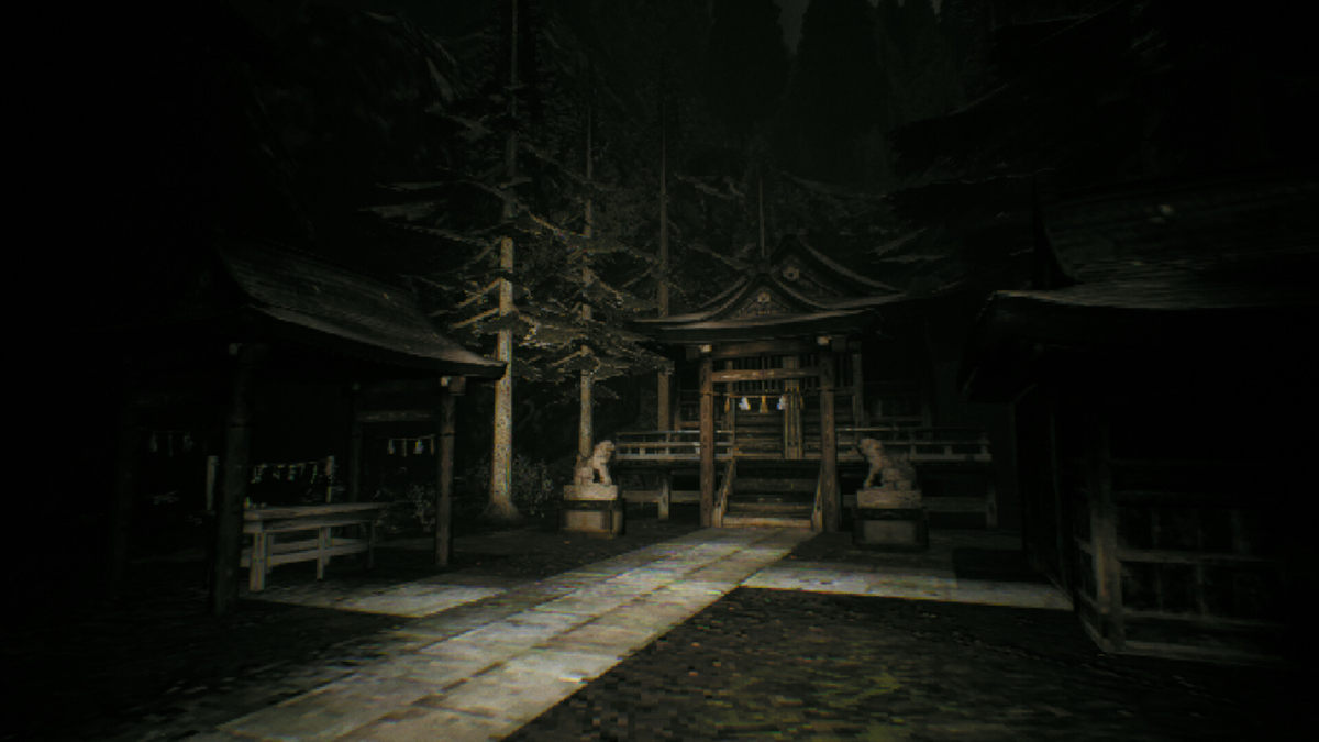 Dandara Japanese indie horror game shinto shrine