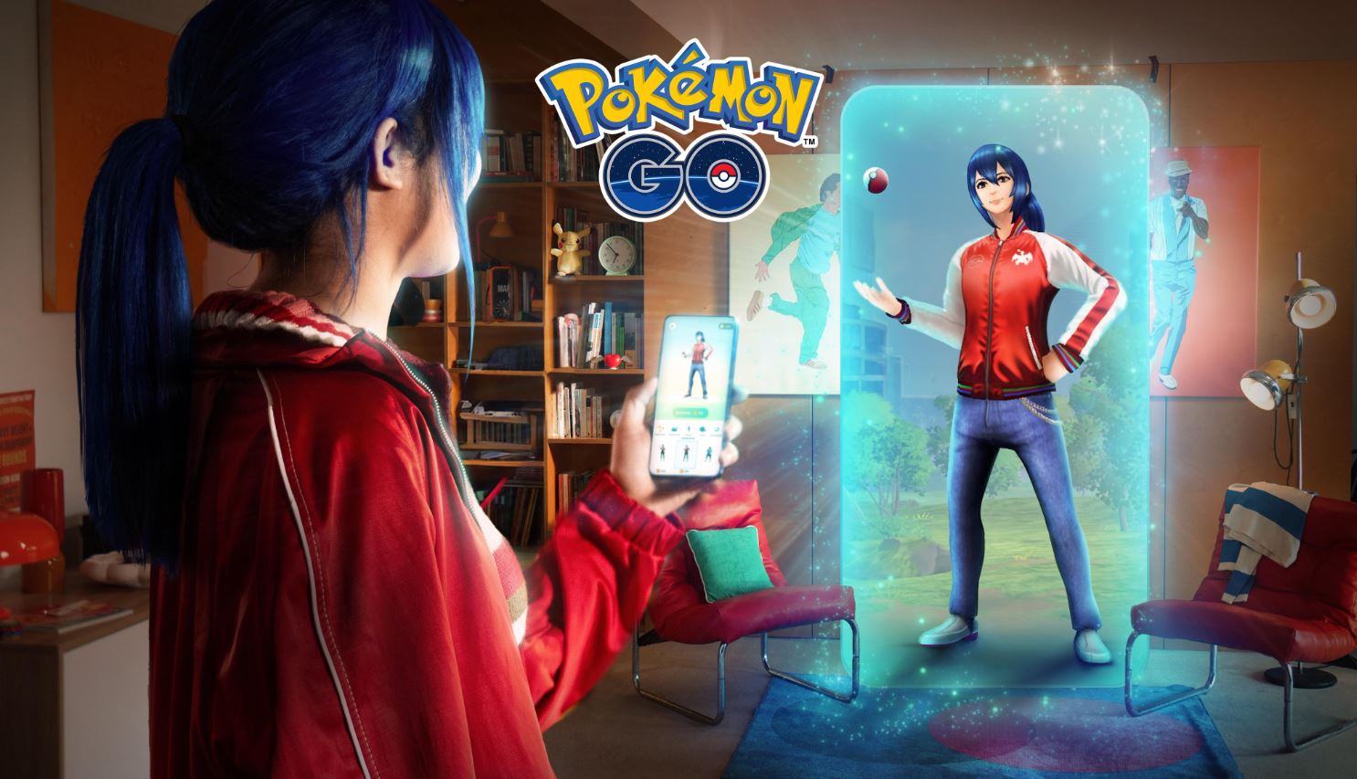 Image demonstrating Pokemon Go's avatar customization update