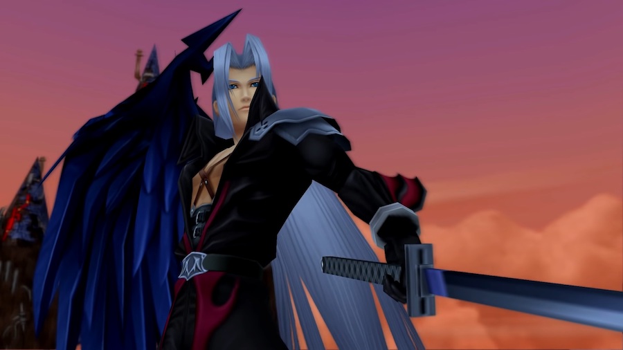 Kingdom Hearts Sephiroth FF7 final fantasy vii