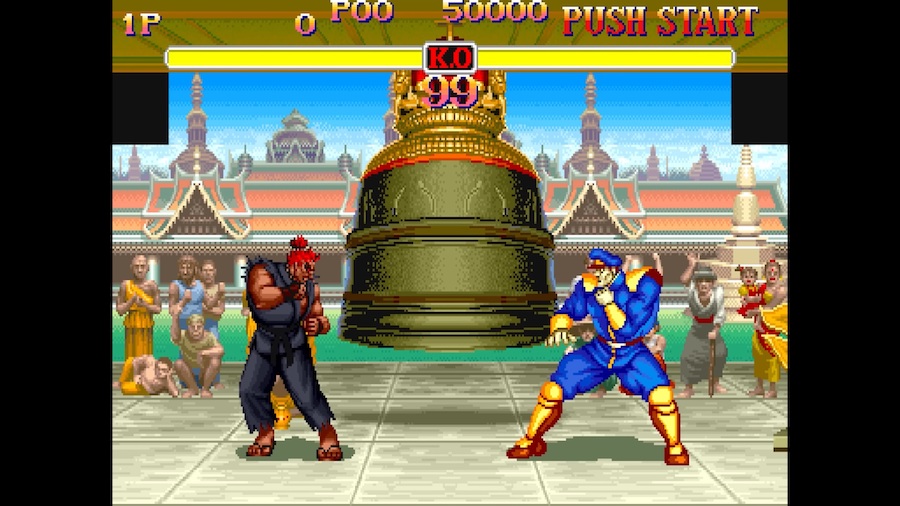 Street Fighter II Turbo Akuma vs M Bison