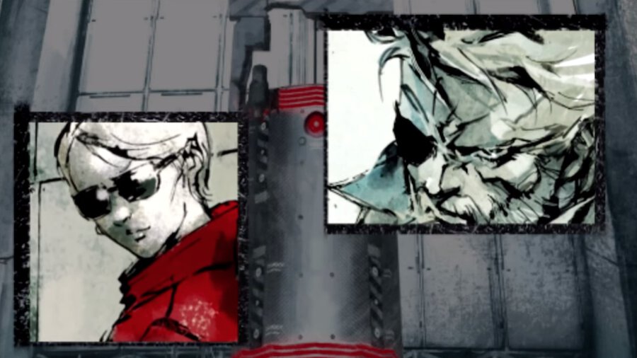 Metal Gear Solid Peace Walker cutscene Snake and Strangelove
