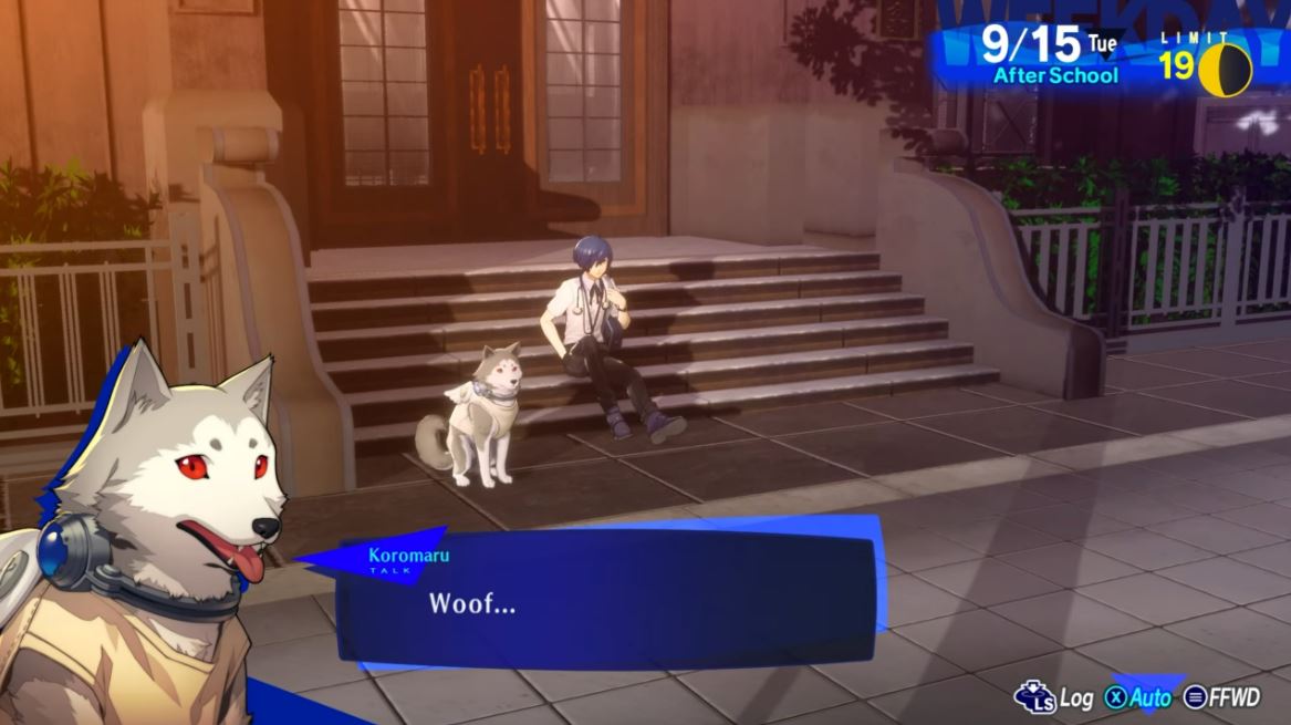 Koromaru in Persona 3